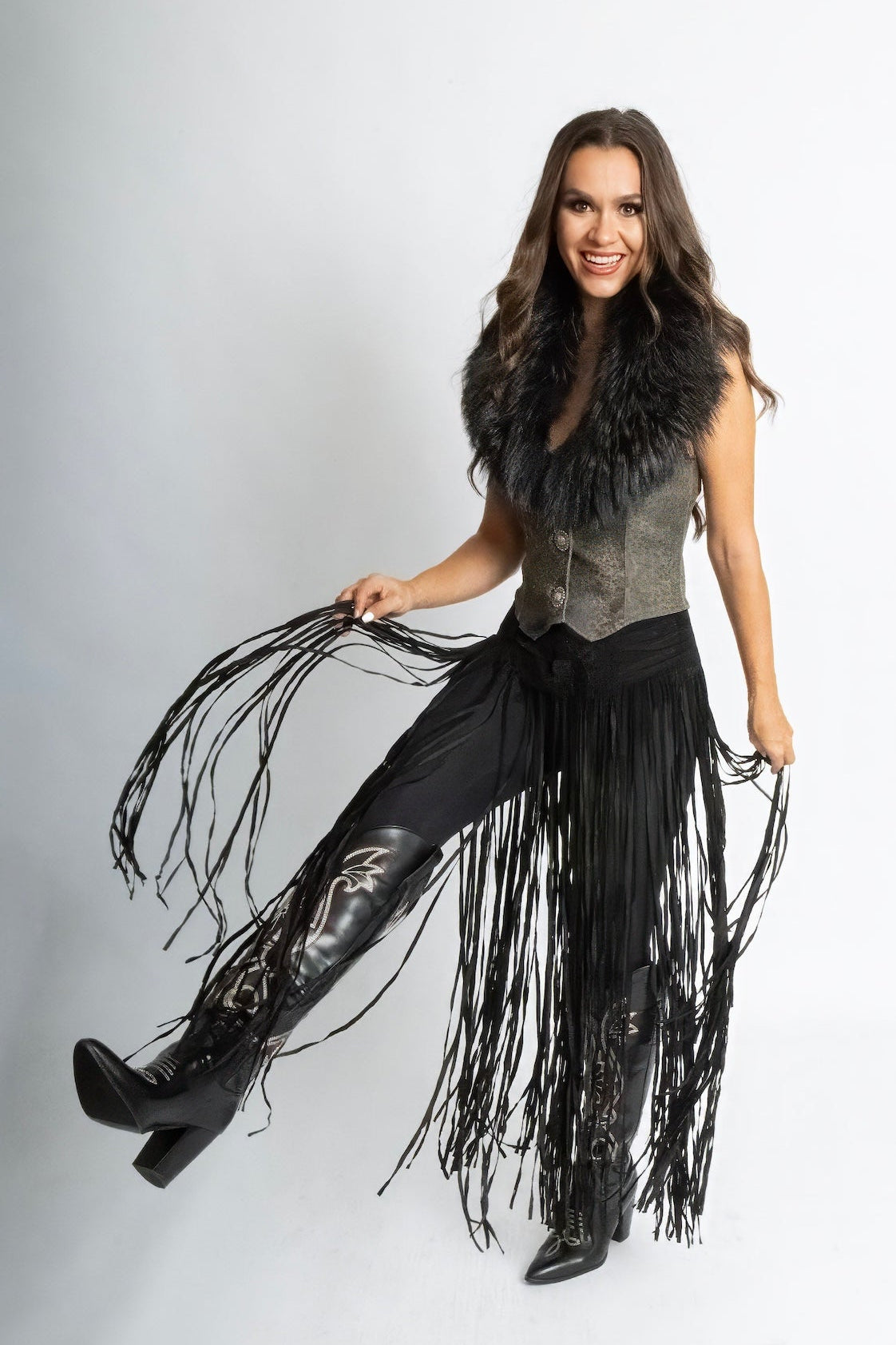 Long Fringed Belt