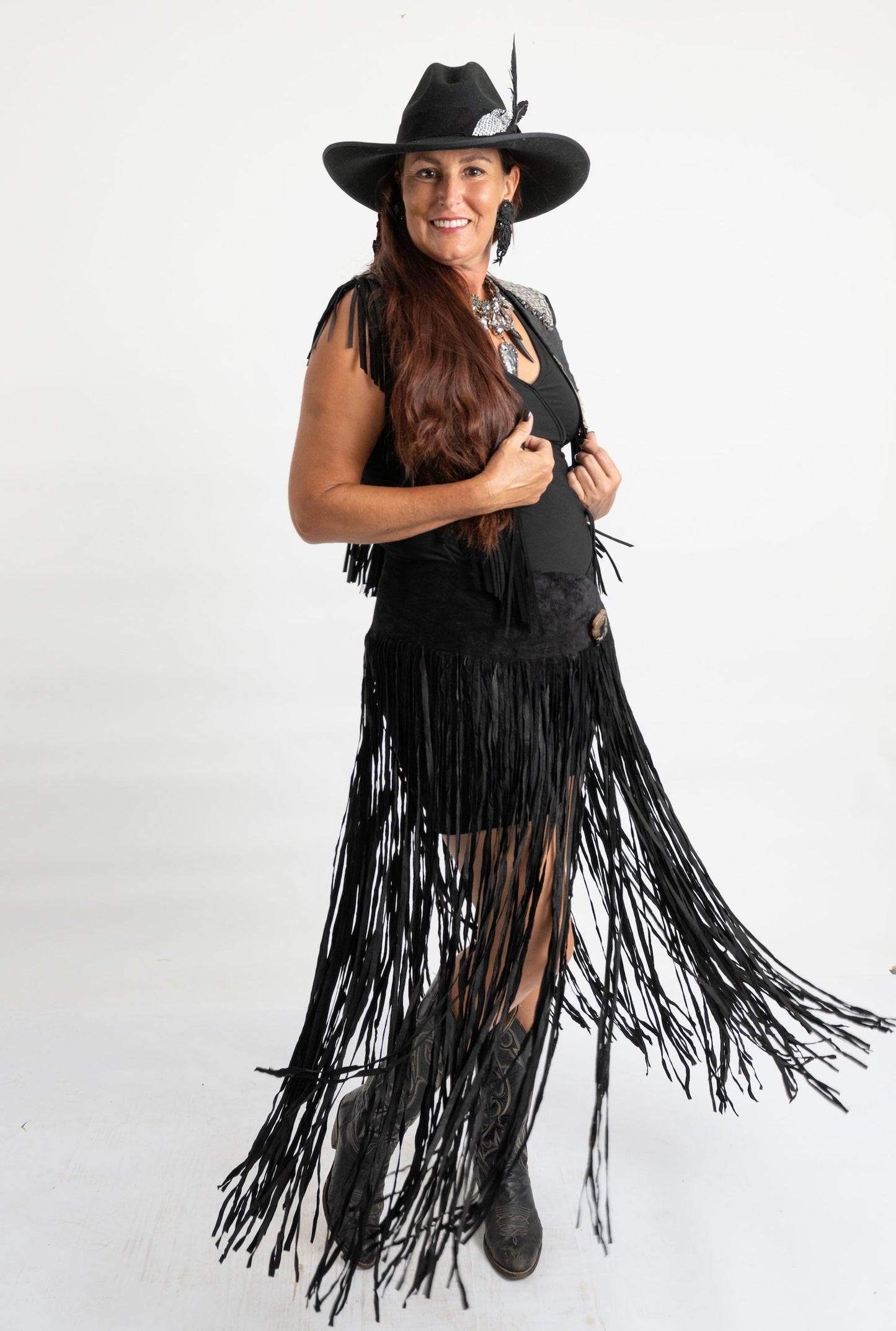 Long Fringed Belt